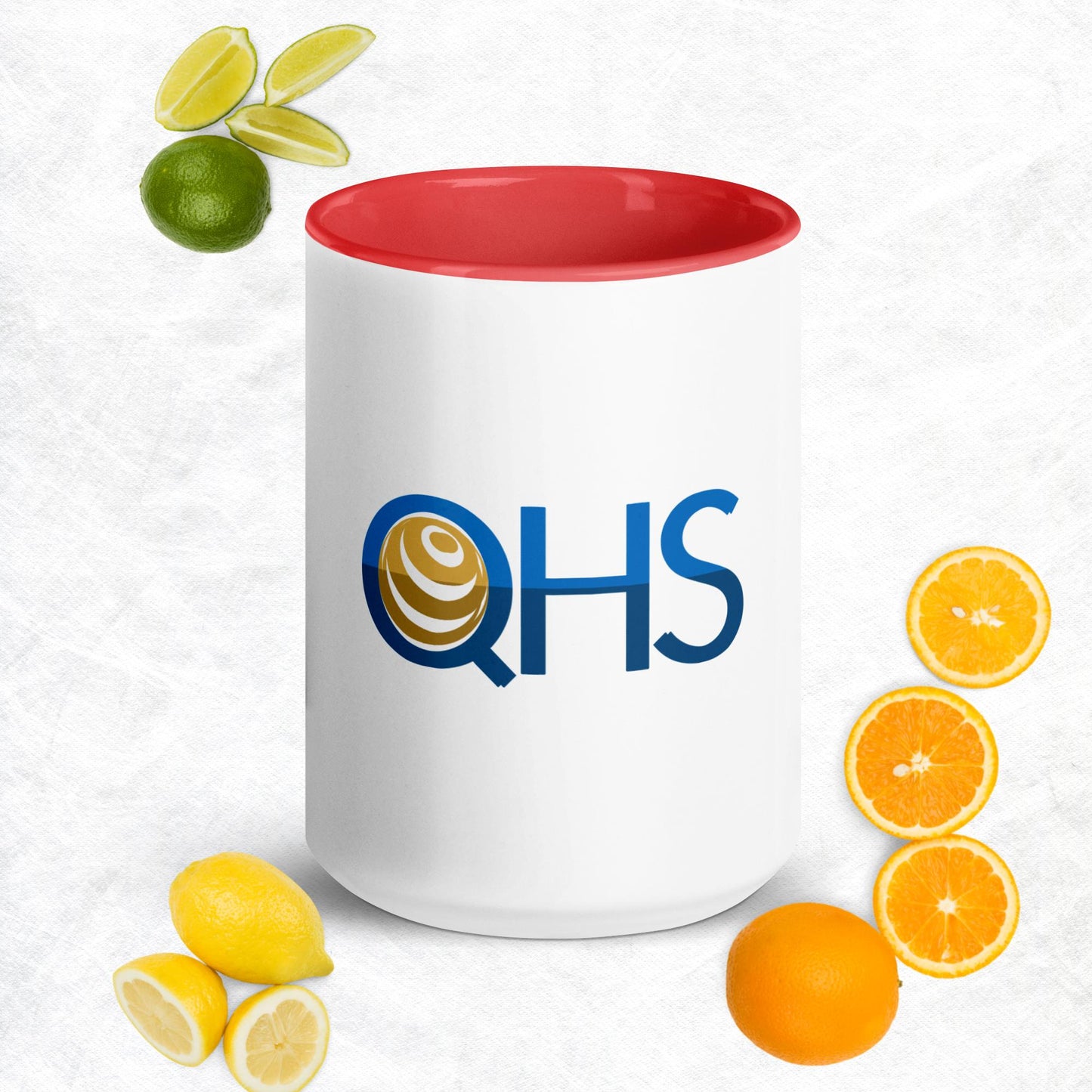 QHS 15 oz Mug with Color Inside