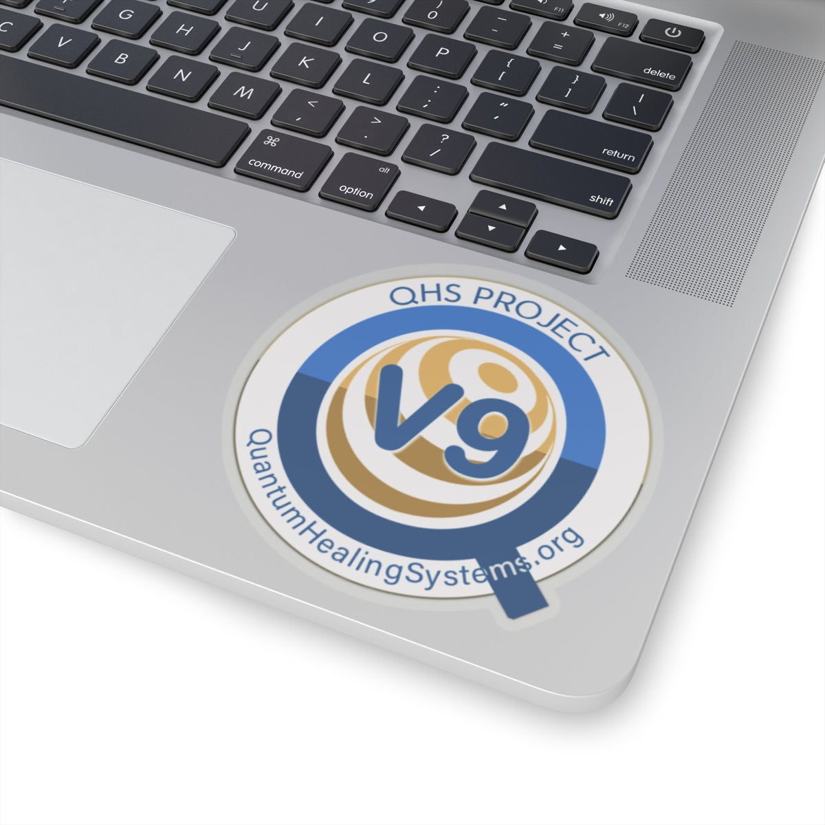 Various sizes of the new V9 QTWave decal Kiss-Cut Stickers