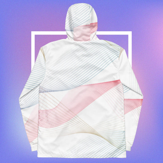 Men’s windbreaker designed with the Twine Wave