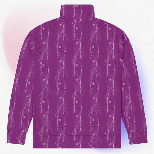 QHS Unisex track jacket-purple