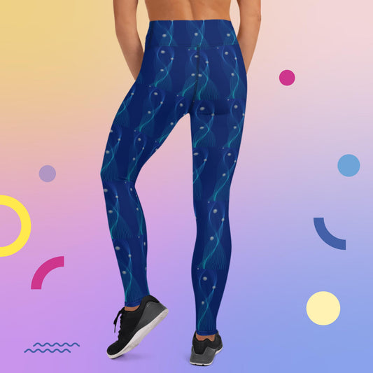 QHS Navy Yoga Leggings