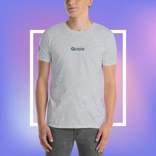 Short-Sleeve Unisex T-Shirt - with an embroidered QHS logo on the sleeve