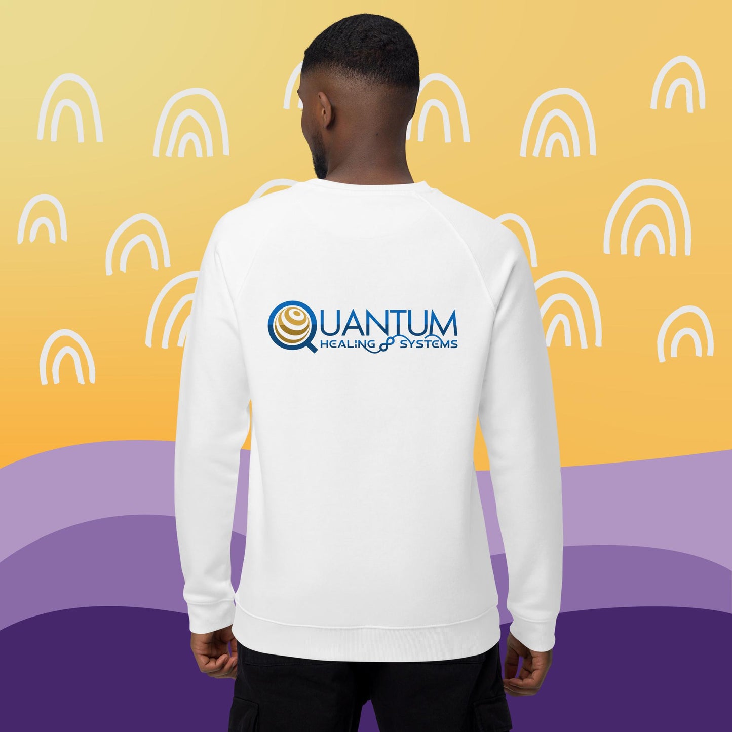 Newest favorite QHS Unisex organic raglan sweatshirt