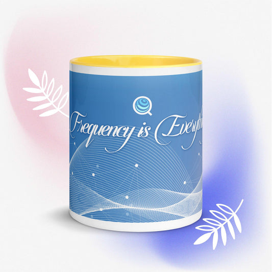 Frequency is Everything QHS Mug with Color Inside